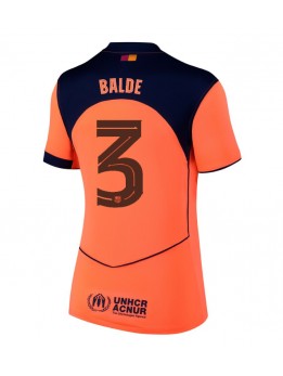 Billige Barcelona Alejandro Balde #3 Tredjedrakt Dame 2025-26 Kortermet
